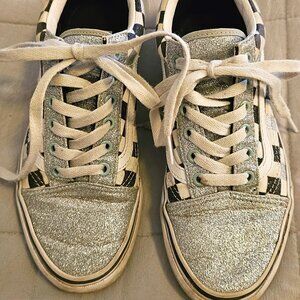 Vans Glitter Checkerboard Old Skool Sneakers